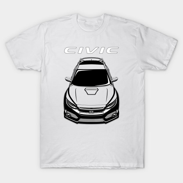 Civic Type R 10th gen 2018-2020 T-Shirt by jdmart